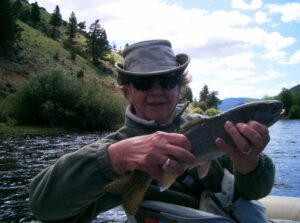 Virginia Glidden flyfishing
